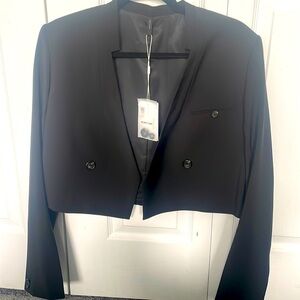 Helmut Lang wool‎ cropped blazer New